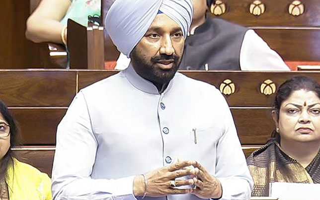 Satnam Singh Sandhu at Rajya Sabha