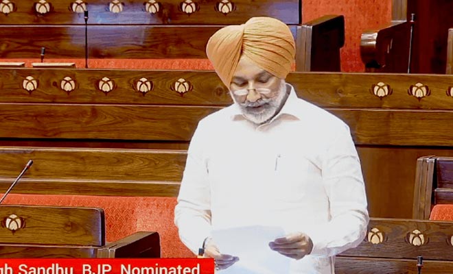 MP Satnam Singh Sandhu Raises the Issue of Flooding and Silt Accumulation in Bhakra Dam and Gobind Sagar