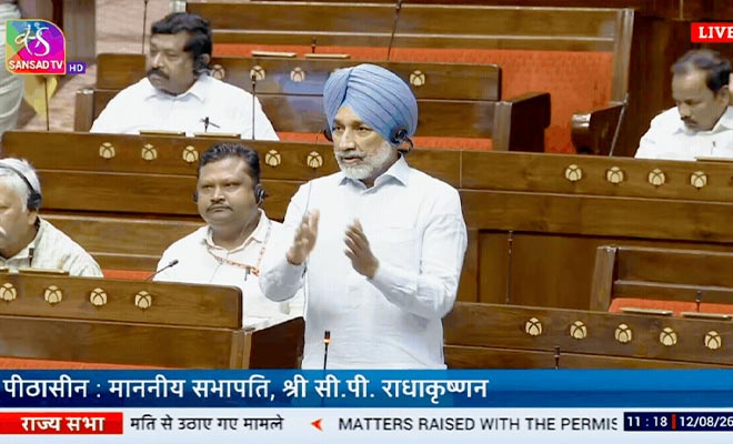 MP Satnam Singh Sandhu Seeks  Centres intervention to preserve Maharaja Ranjit Singh heritage sites, demands memorial in Ropar