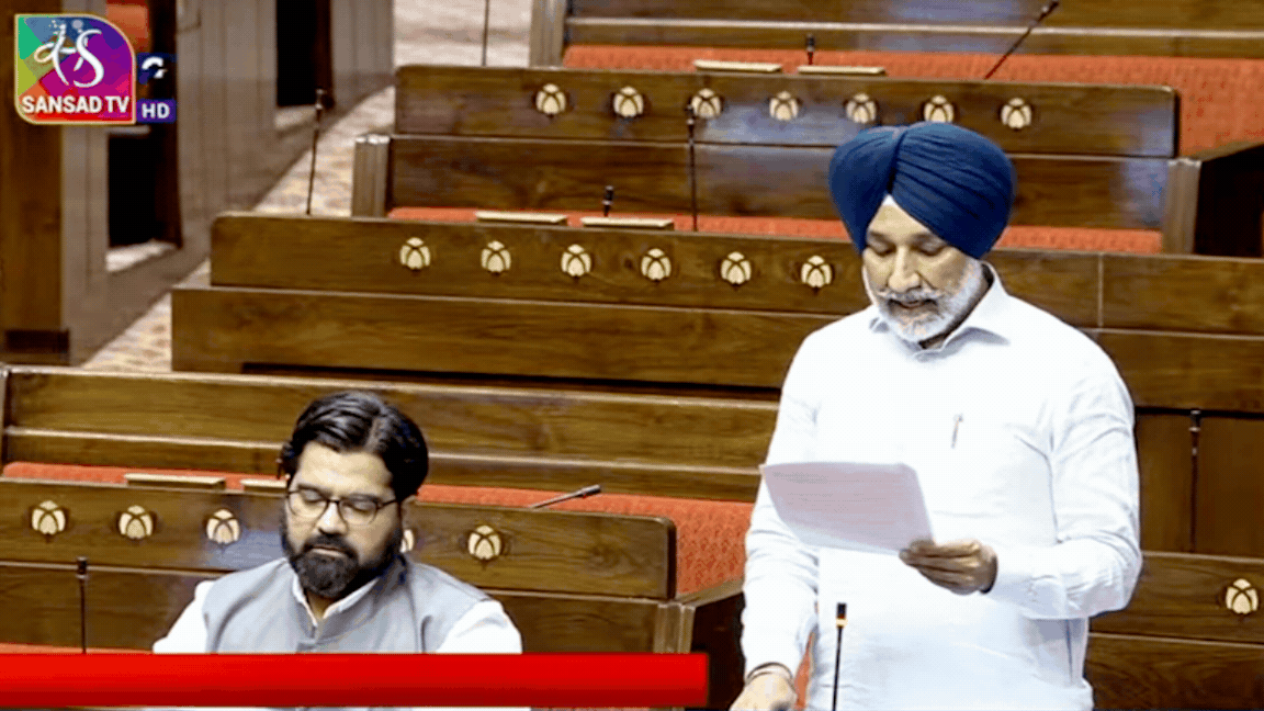 MP Satnam Singh Sandhu Raises Punjab Canal Water Issue, Urges Nationwide Water Conservation Project